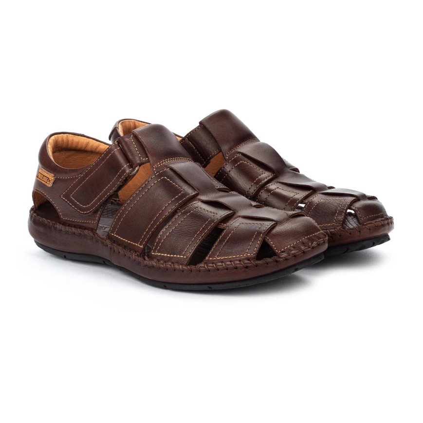 Men's Pikolinos TARIFA Sandals Brown | NZ B82Q059